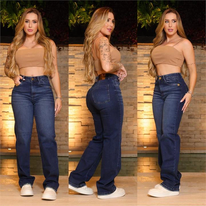 CALÇA WIDE LEG (COM ELASTANO)