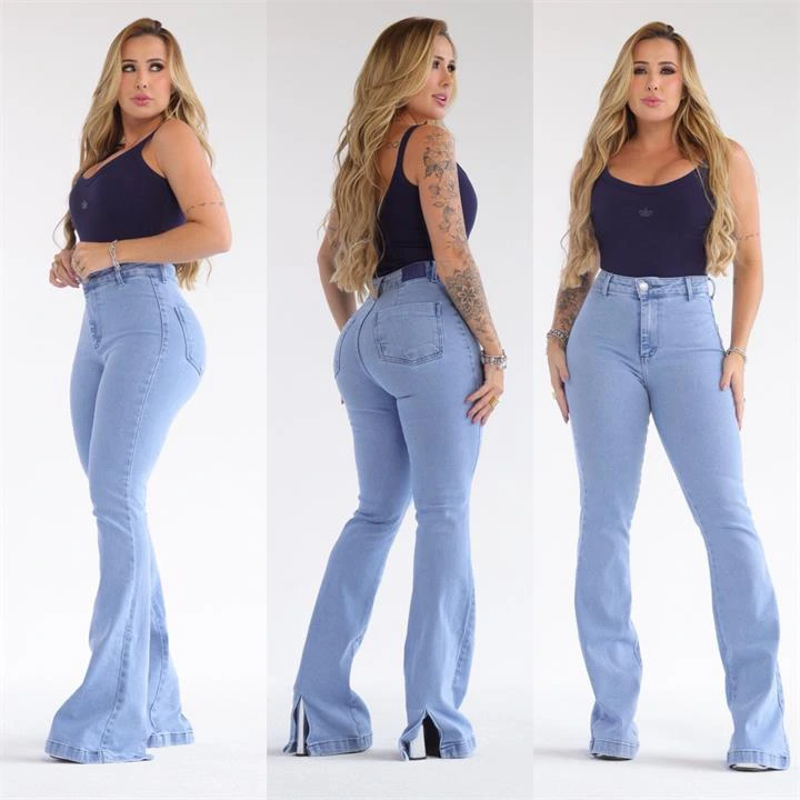 CALÇA FLARE PREMIUM (COM FENDA)