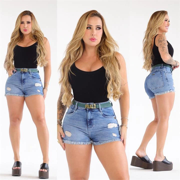 SHORT COM CINTO